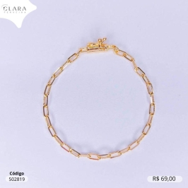 PULSEIRA CARTIER C/ FECHO CANHÃO - 3MM - 17CM