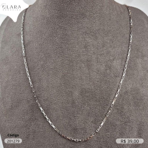 CORRENTE TIJOLINHO - 2MM - 60CM - Aço