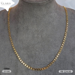 CORRENTE GRUMET 1x1 - 4,5MM - 60CM