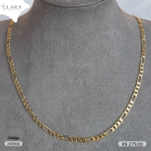 CORRENTE GRUMET 3X1 - 4MM - 60CM-EDIÇÃO LIMITADA