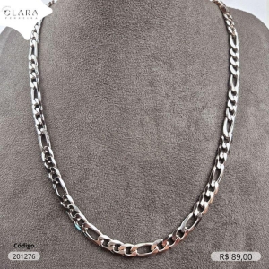 CORRENTE GRUMET 3X1  - 8MM - 70CM - Aço