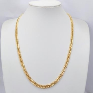 CORRENTE GRUMET DUPLA GAVETA - 6MM X 2.4MM - 60CM-LINHA VIP