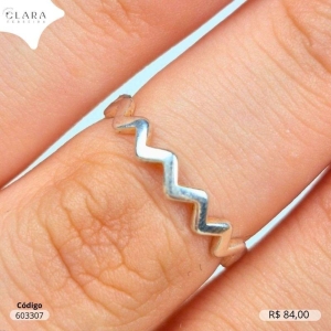 ANEL PRATA 925 ZIG ZAG ABERTO - 12/13