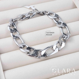 PULSEIRA GRUMET 3X1 - 9MM - 21CM - Aço