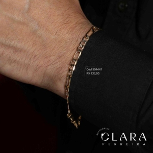 PULSEIRA GRUMET 3X1 - 3MM - 21CM - Dourado