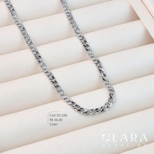 CORRENTE GRUMET 1X1 - 4MM - 60CM - Aço