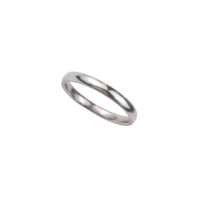 ANEL ALIANÇA AÇO INOX ANATÔMICA ABAULADA 3MM - Número 32/33