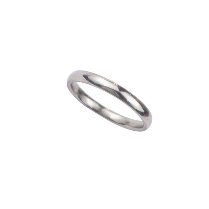 ANEL ALIANÇA AÇO INOX ANATÔMICA ABAULADA 3MM - Número 26/27