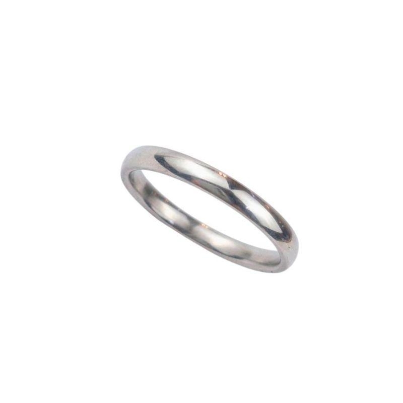 ANEL ALIANÇA AÇO INOX ANATÔMICA ABAULADA 3MM - Número 30/31