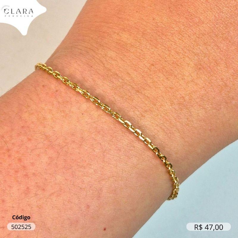 PULSEIRA ELO CADEADO - 2MM - 21CM