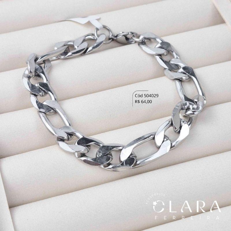 PULSEIRA GRUMET 3X1 - 9MM - 21CM - Aço