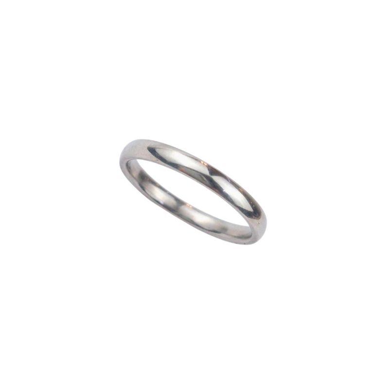 ANEL ALIANÇA AÇO INOX ANATÔMICA ABAULADA 3MM - Número 32/33