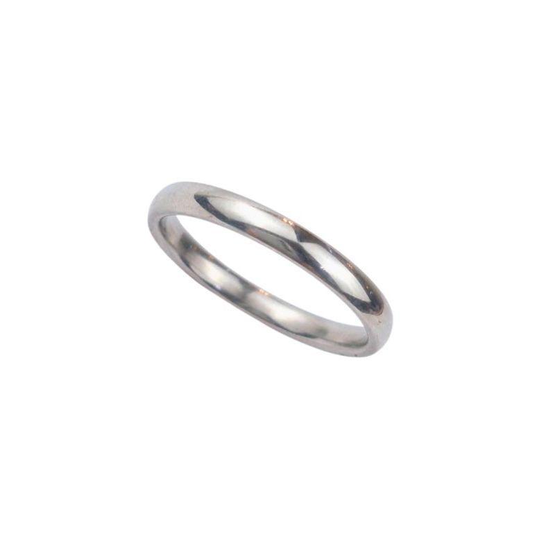 ANEL ALIANÇA AÇO INOX ANATÔMICA ABAULADA 3MM - Número 28/29