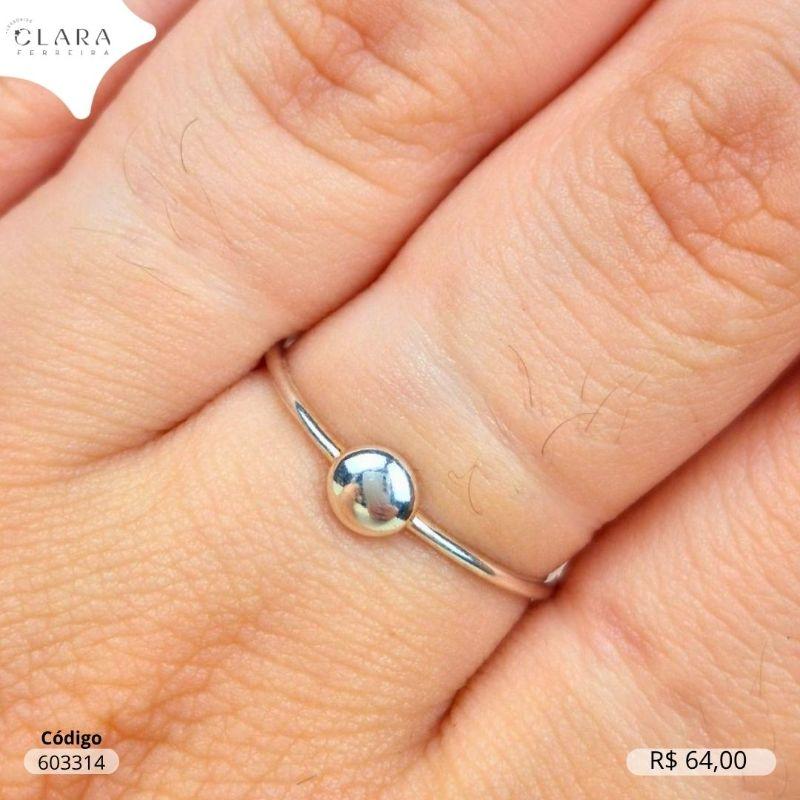 ANEL PRATA 925 CIRCULO LISO 4MM - 18/19