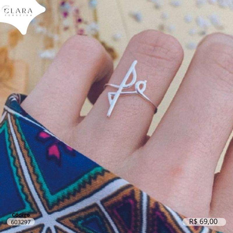 ANEL PRATA 925 FIO LISO MANUSCRITO FÉ LISO - 9MM - 20/21