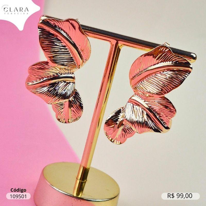 BRINCO 3 FOLHAS - LINHA ORGÂNICOS  - Dourado