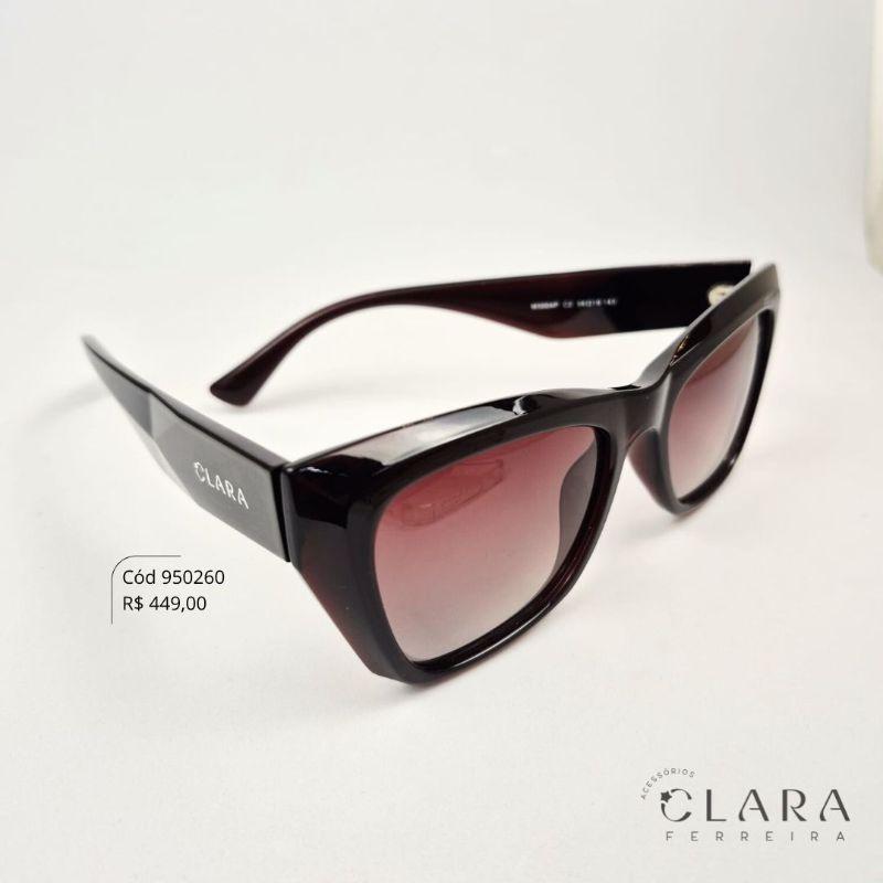 Óculos Solar QUADRADO MARROM - INSPIRAÇÃO GUCCI - Lente Anti-impacto Polarizada - M3004P-C2