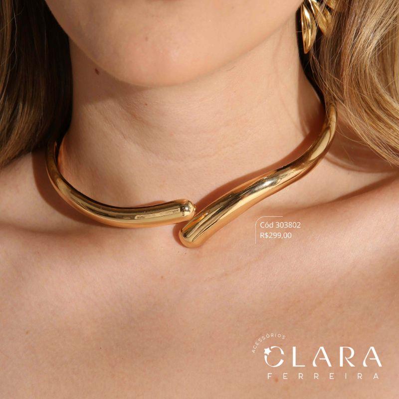 COLAR CHOKER ARO RÍGIDO – LINHA ORGÂNICOS -