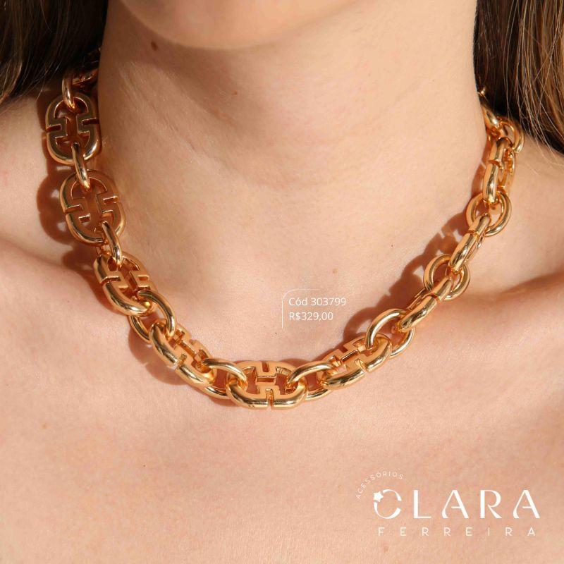COLAR CHOKER MAX ELOS TRIBAIS – INSPIRAÇÃO CARTIER - 40CM -