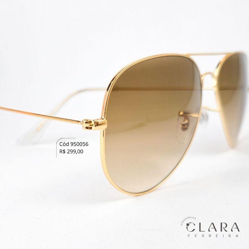 Óculos Solar AVIADOR - INSPIRAÇÃO RAY-BAN - Lente Cristal - SL8393-C2