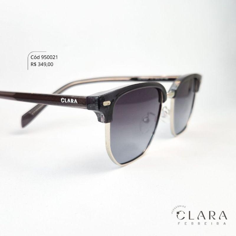 Óculos Solar BROWLINE PRETO - INSPIRAÇÃO RAY-BAN - Lente Anti-impacto Polarizada - CZ4203P-C3