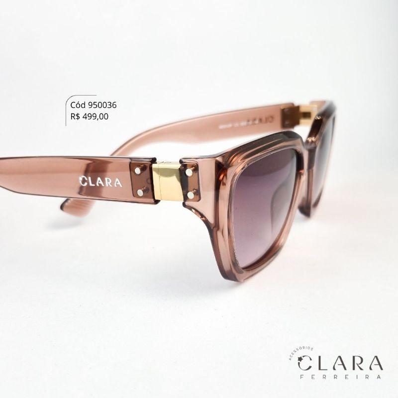 Óculos Solar QUADRADO FUMÊ  - INSPIRAÇÃO GUCCI - Lente Anti-impacto Polarizada - M3010P-C3