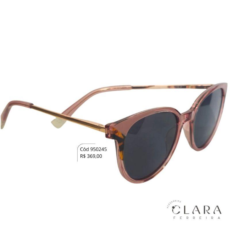 Óculos Solar REDONDO ROSA - RAY-BAN - Lente Anti-impacto Polarizada - HA10189B-C8