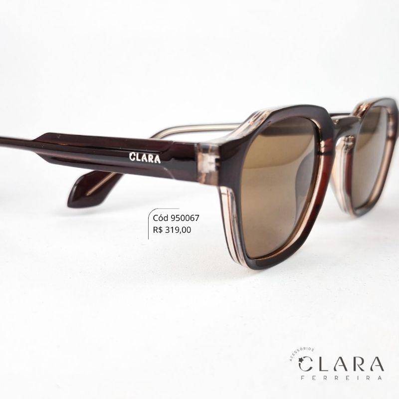 Óculos Solar WAYFARER MARROM - INSPIRAÇÃO RAY-BAN - Lente Anti-impacto Polarizada - BK1001-C8