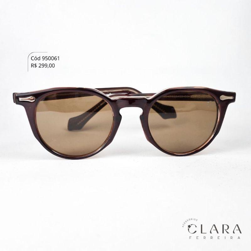 Óculos Solar WAYFARER MARROM - INSPIRAÇÃO RAY-BAN - Lente Anti-impacto Polarizada - BK1005-C8