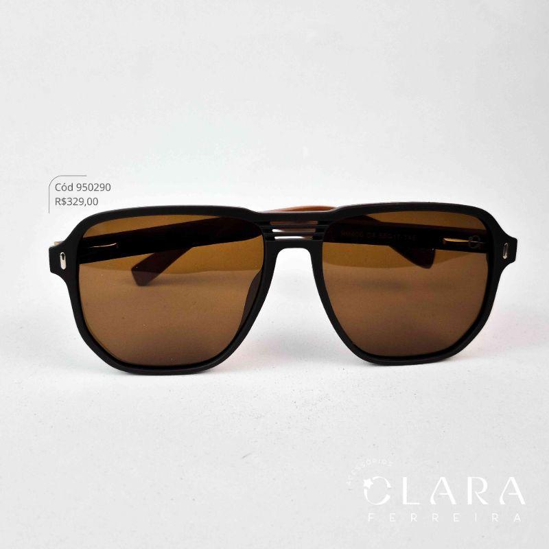 Óculos Solar AVIADOR MARROM - INSPIRAÇÃO RAY-BAN - Lente  - RM400-C4