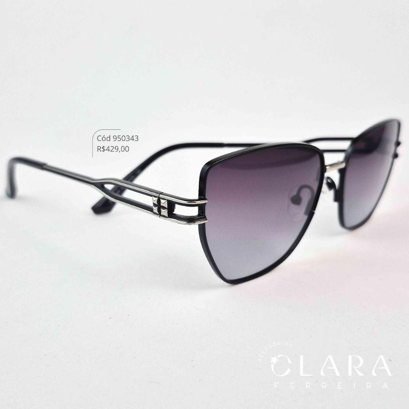 Óculos Solar GATINHO ARMAÇÃO EM METAL - INSPIRAÇÃO RAY-BAN - Lente Anti-impacto Polarizada - ZZ4432P-C5