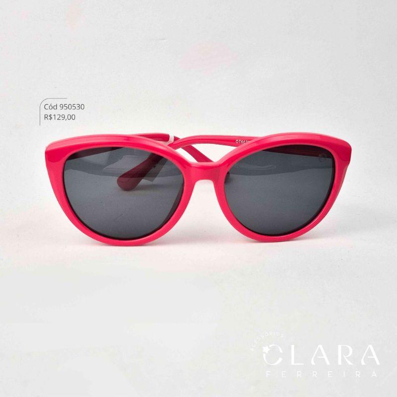 Óculos Solar INFANTIL REDONDO PRETO - CLARINHA KIDS - Lente Anti-impacto Polarizada - OT6077-C6