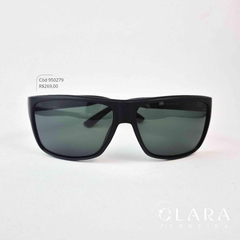 Óculos Solar MASCULINO QUADRADO PRETO - INSPIRAÇÃO RAY-BAN - Lente Anti-impacto Polarizada - PD9119-C2