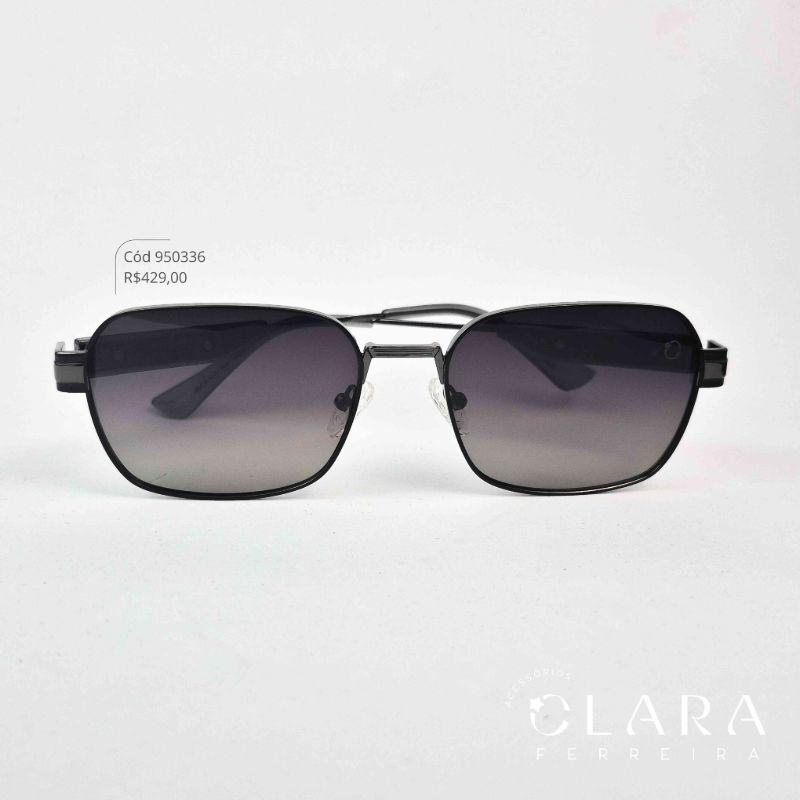 Óculos Solar QUADRADA ARMAÇÃO EM METAL - INSPIRAÇÃO RAY-BAN - Lente Anti-impacto Polarizada - ZZ4431P-C4