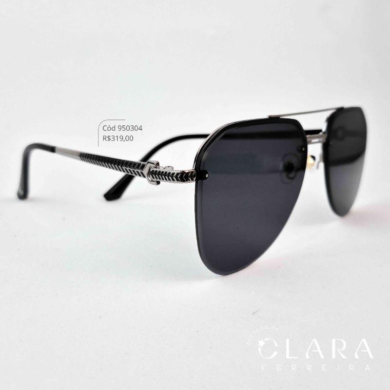 Óculos Solar QUADRADO  ARMAÇÃO EM METAL - INSPIRAÇÃO RAY-BAN - Lente Resina - TJ72334-C1