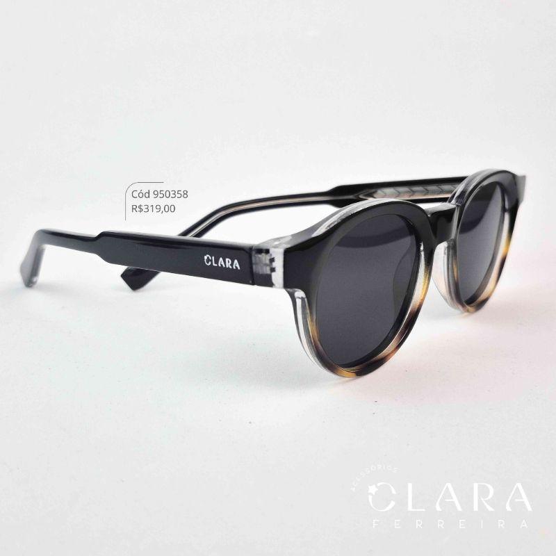 Óculos Solar REDONDO ONÇA MARROM - INSPIRAÇÃO RAY-BAN - Lente Anti-impacto Polarizada - HAP581024-C5