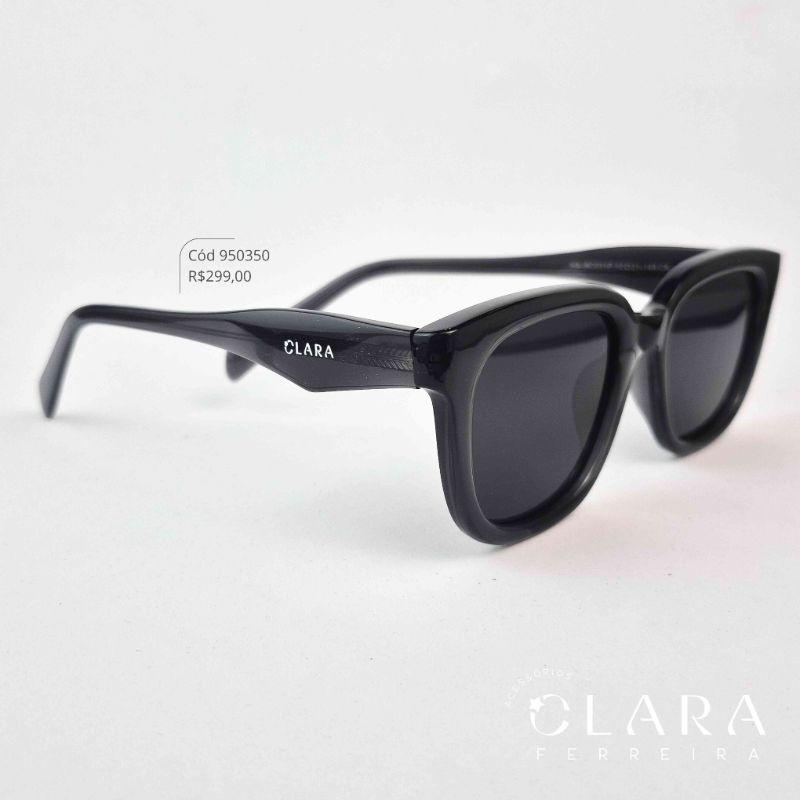 Óculos Solar REDONDO PRETO - INSPIRAÇÃO RAY-BAN - Lente Anti-impacto Polarizada - HABC031P-C8