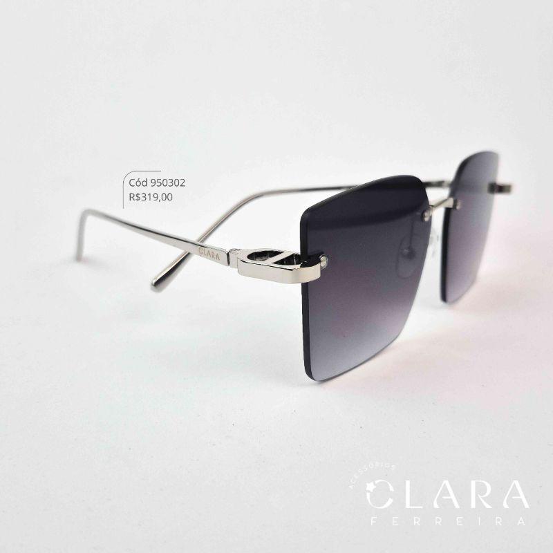 Óculos Solar RETRO ARMAÇÃO EM METAL - INSPIRAÇÃO LOUIS VUITTON - Lente Resina - HT12363-C3