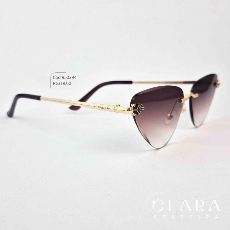 Óculos Solar RETRO MARROM - INSPIRAÇÃO VERSACE - Lente Resina - B220756