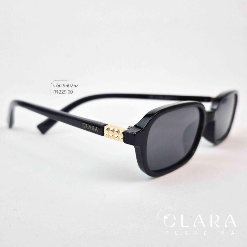 Óculos Solar RETRO OVAL PRETO - INSPIRAÇÃO RAY-BAN - Lente Resina - XR5334-C1