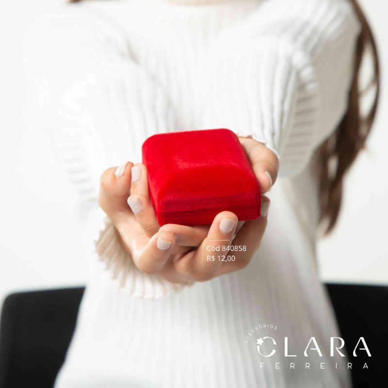 CAIXINHA VELUDO P/CONJUNTO RETANGULAR  7,5X6