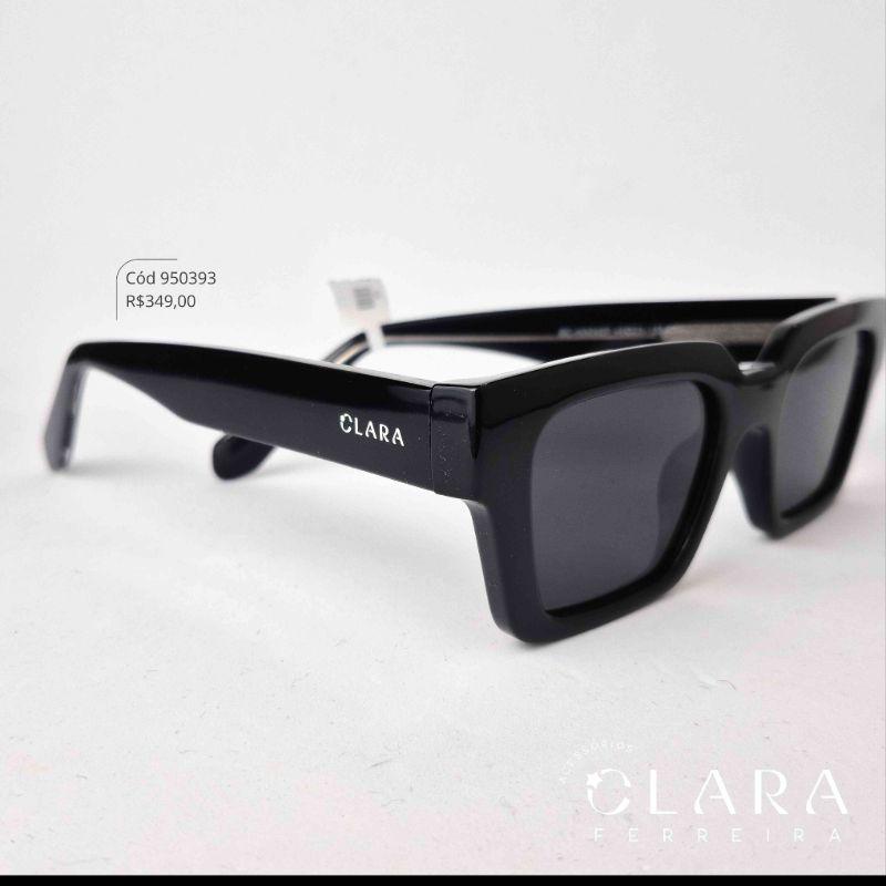 Óculos Solar QUADRADO PRETO - INSPIRAÇÃO GUCCI - Lente Anti-impacto Polarizada - BCHA046P-C1