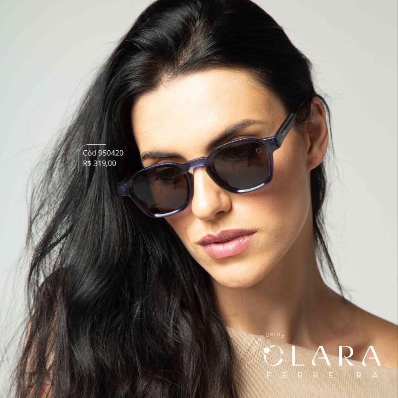 Óculos Solar WAYFARER AZUL - INSPIRAÇÃO RAY-BAN - Lente Anti-impacto Polarizada - BK1001-C7