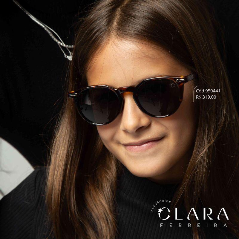 Óculos Solar WAYFARER ONÇA MARROM - INSPIRAÇÃO RAY-BAN - Lente  - BK1005-C2