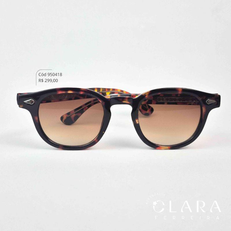 Óculos Solar WAYFARER ONÇA MARROM - INSPIRAÇÃO RAY-BAN - Lente Resina - AF81099-C3