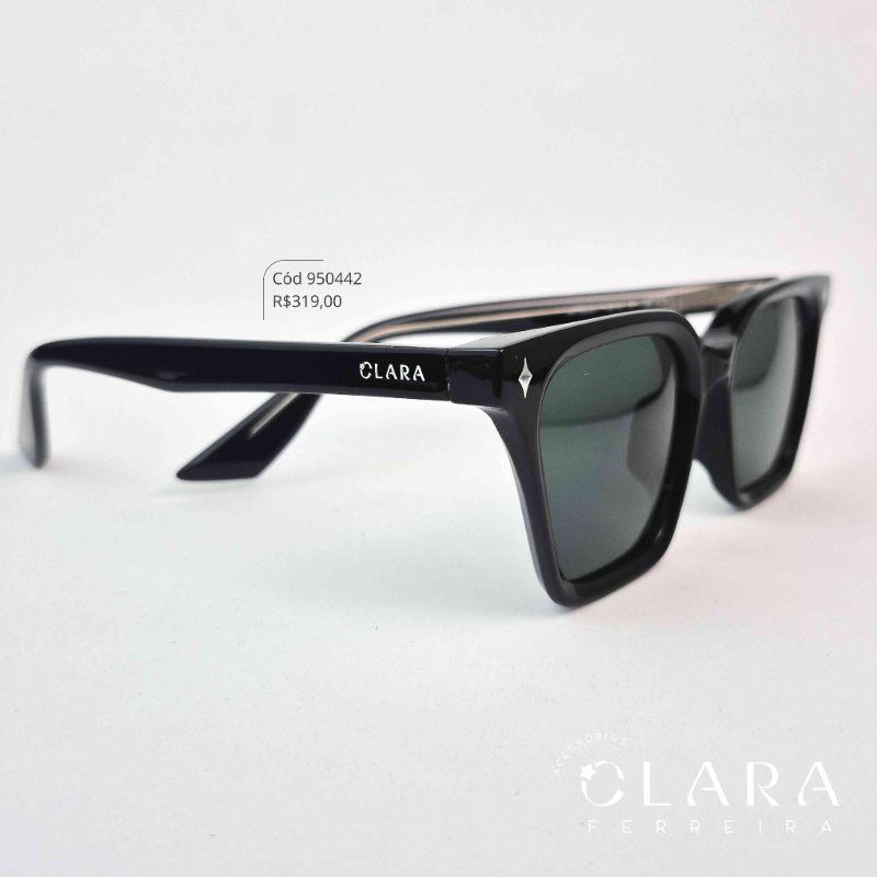 Óculos Solar WAYFARER PRETO - INSPIRAÇÃO RAY-BAN - Lente Anti-impacto Polarizada - NT8931-C1