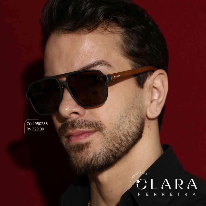 Óculos Solar AVIADOR MARROM - INSPIRAÇÃO RAY-BAN - Lente  - RM408-C5