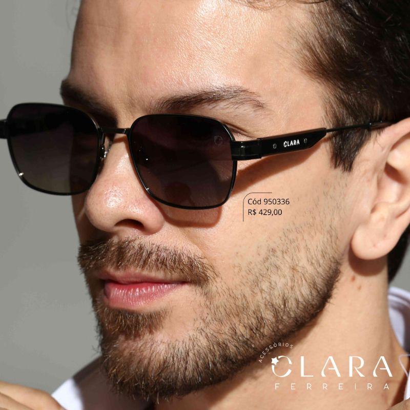 Óculos Solar QUADRADA ARMAÇÃO EM METAL - INSPIRAÇÃO RAY-BAN - Lente Anti-impacto Polarizada - ZZ4431P-C4