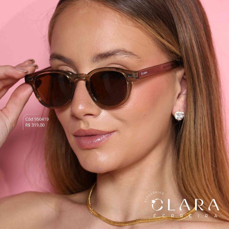 Óculos Solar WAYFARER MARROM FUMÊ - INSPIRAÇÃO RAY-BAN - Lente Resina - AF81099-C5