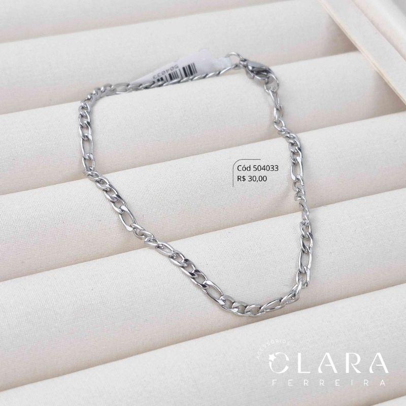 PULSEIRA GRUMET 3X1 - 4MM - 21CM - Aço